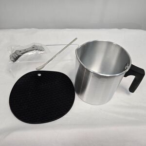 Candle Making Craft Tools Pouring Pot Wick Holder Spoon Anti Scalding Pad NIB